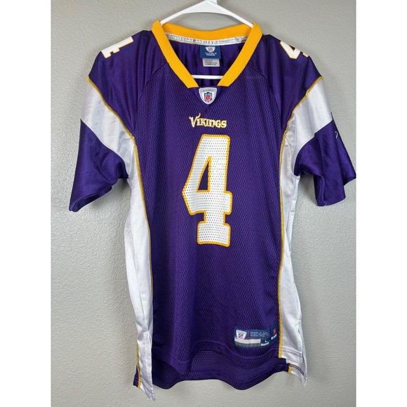 Reebok Other - Reebok‎ NFL Minnesota Vikings Favre #4 Purple Jersey Kids Large 14-16 On Field